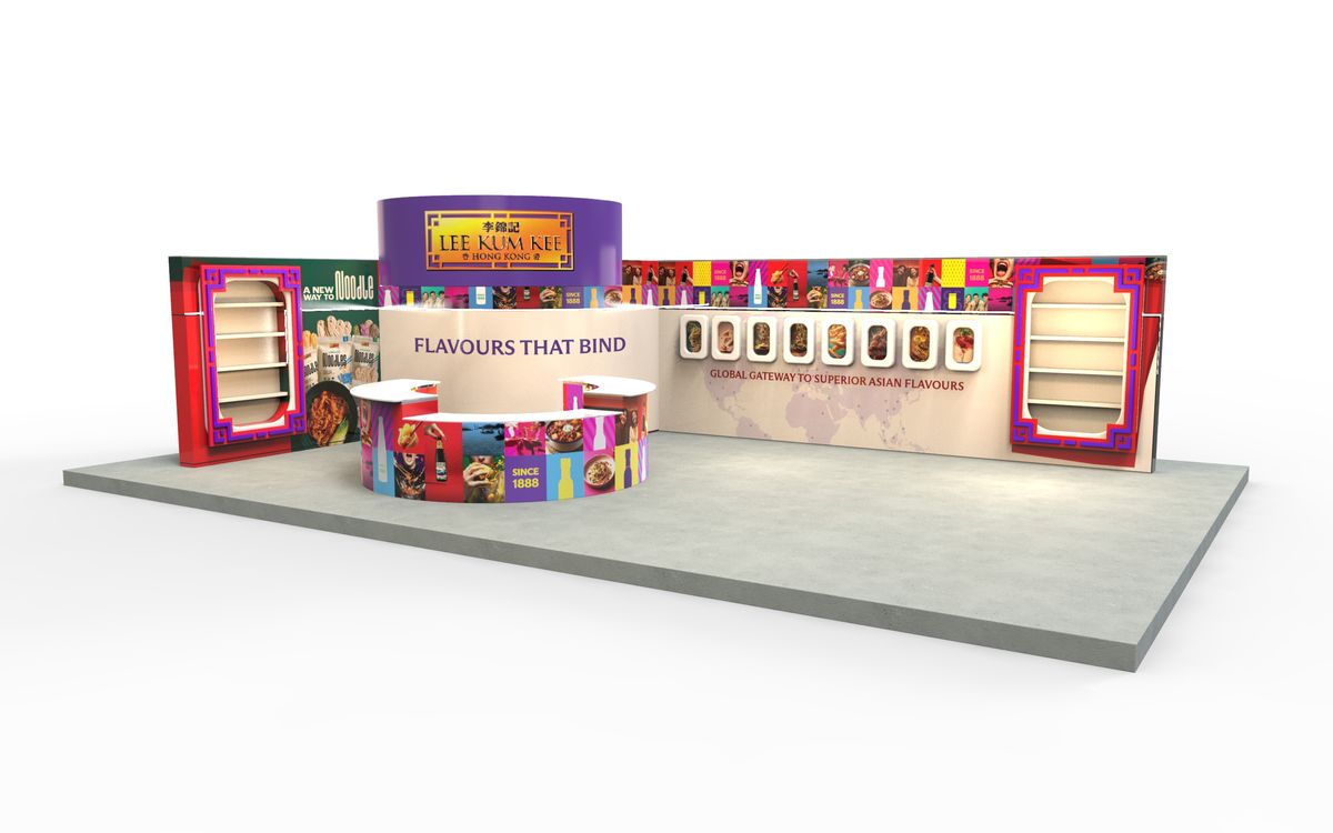 Lee Kum Kee Anuga 2026 exhibition stand — image 1 — WSP