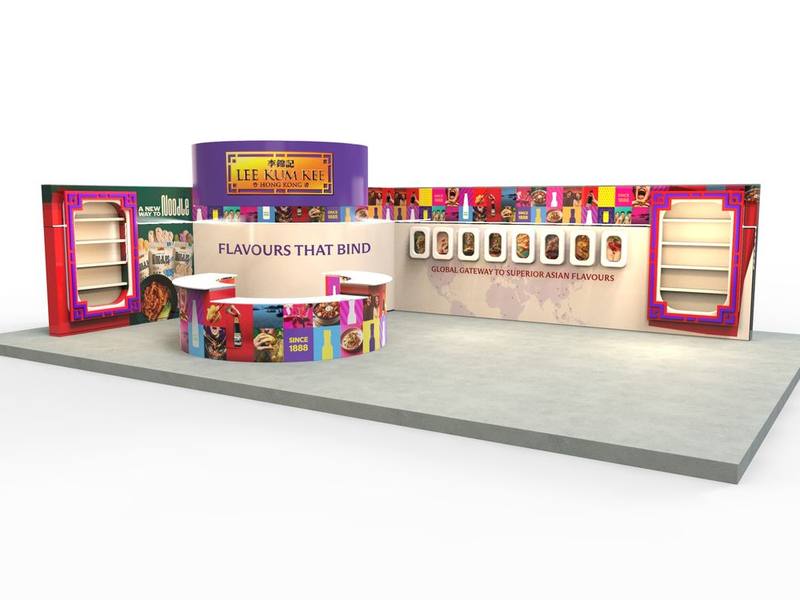 Lee Kum Kee exhibition stand design at Anuga 2026